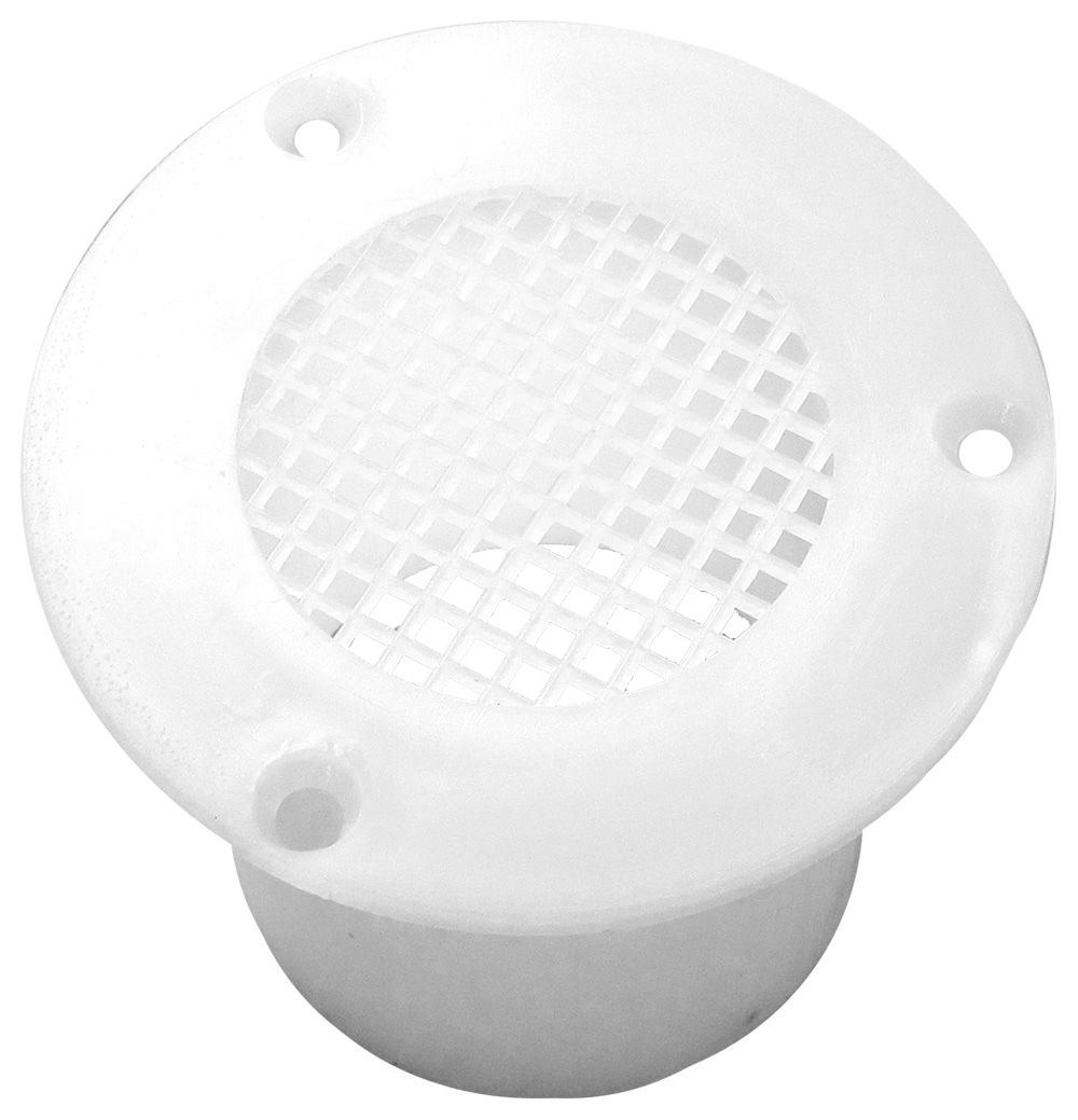 Golvventil Vit plast. Ø 60 mm FAP – produktbild
