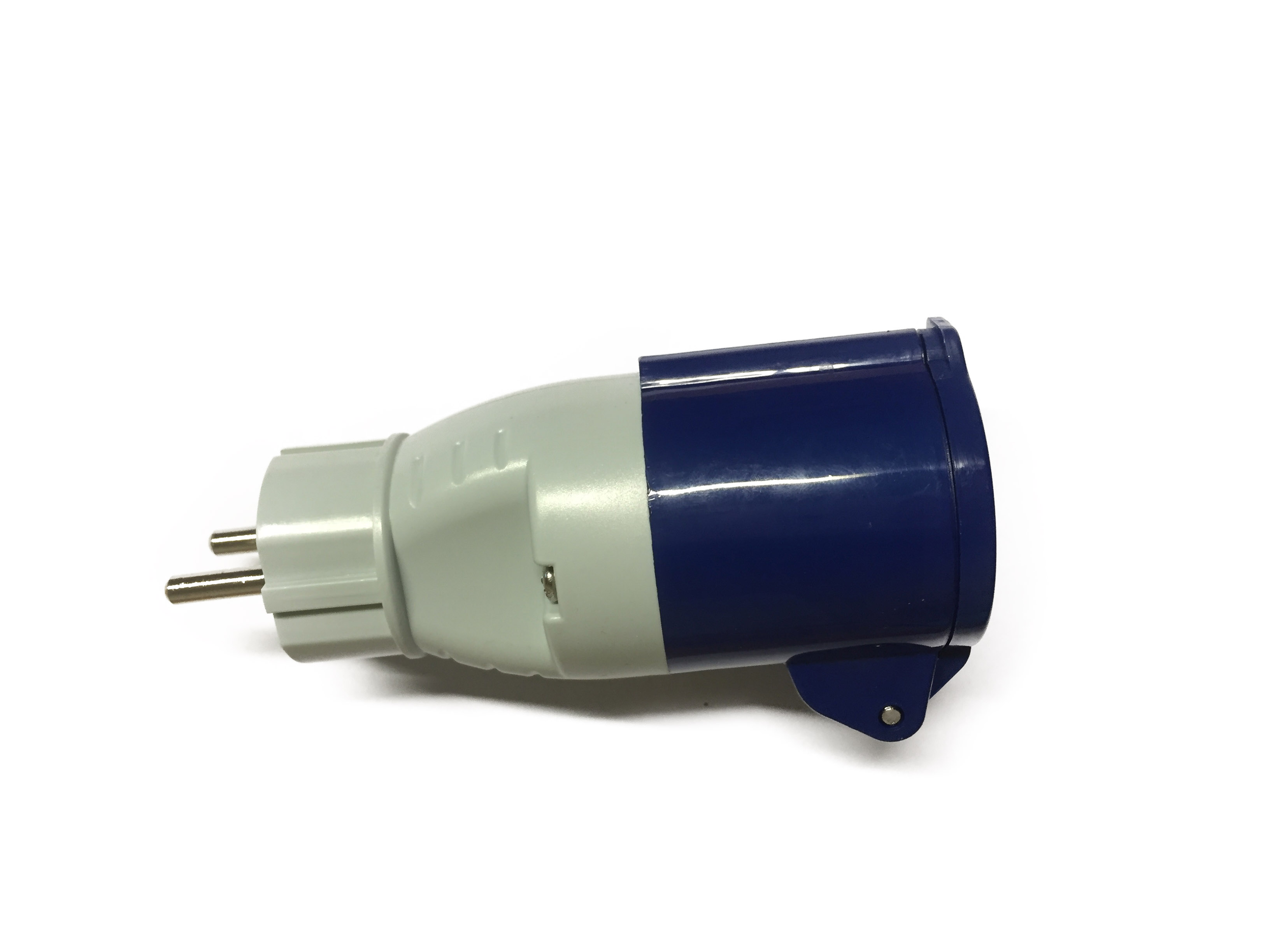 Omvänd adapter CEE-Hona, Schuko-Hane Husvagn Svensson – produktbild