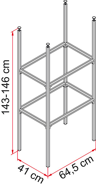 Garagesystem standard Fiamma – produktbild 2