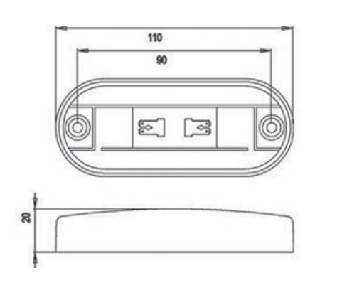 Sidomarkeringsljus LED 12v Jokon – produktbild 2
