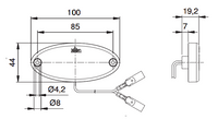 Sidomarkeringsljus LED 12v jokon – produktbild 2