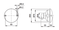 Blinkerslykta Klarglas 12V jokon L 710 – produktbild 3