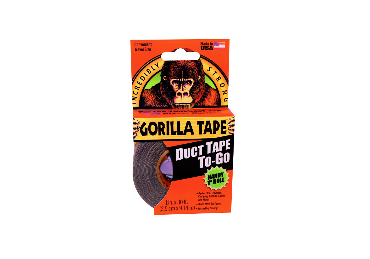 Gorilla black tape 9m "To go" – produktbild