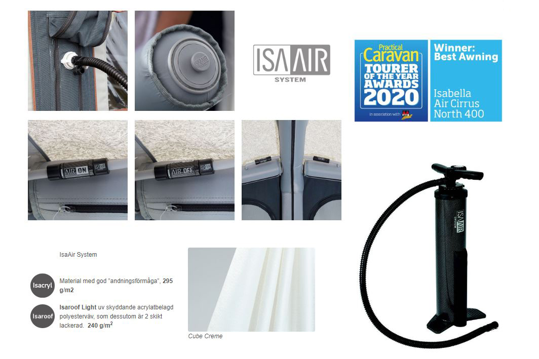 Lufttält Isabella Air Cirrus North – produktbild 7