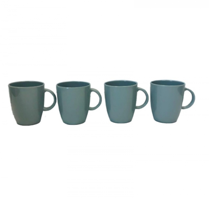 Mugg Seramika 4-pack Grå Anti slip Husvagn Svensson – produktbild