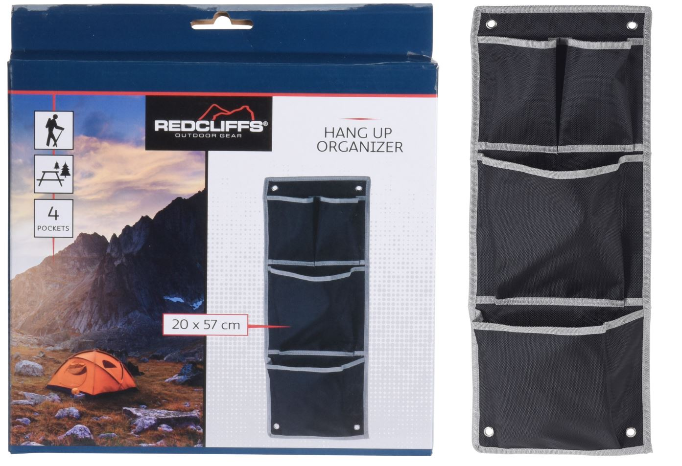 Gerätetasche 4 Fächer