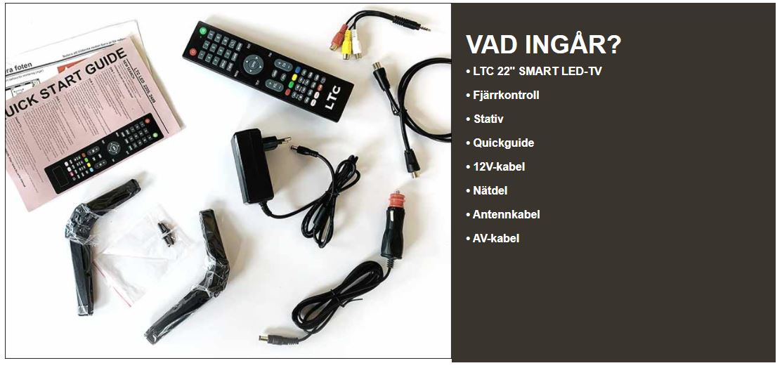 LTC Tv LED 22" SMART-TV – produktbild 2