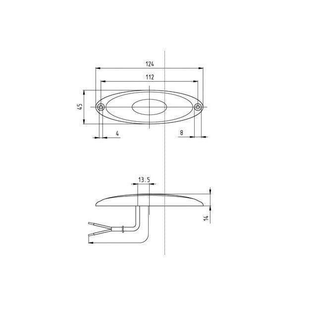 Sidomarkeringsljus LED 12v Jokon Adria – produktbild 2