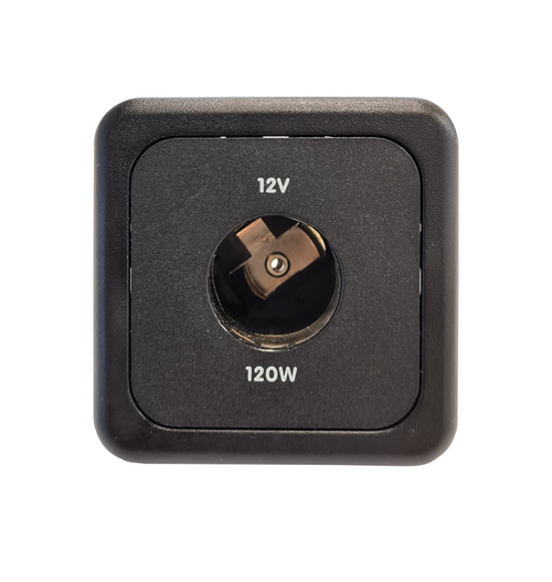 12V uttag Fawo infällt med ram CBE – produktbild