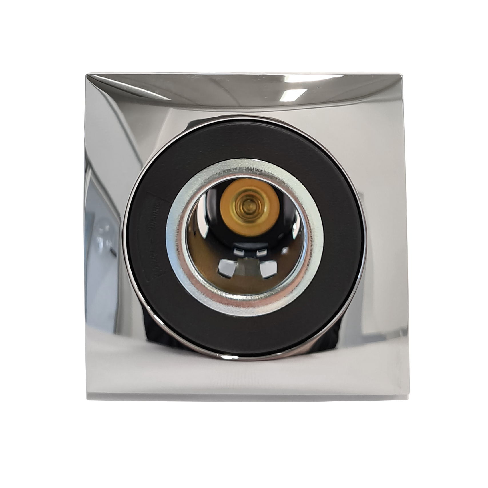 12V Steckdose Berker Chrom mit Rahmen