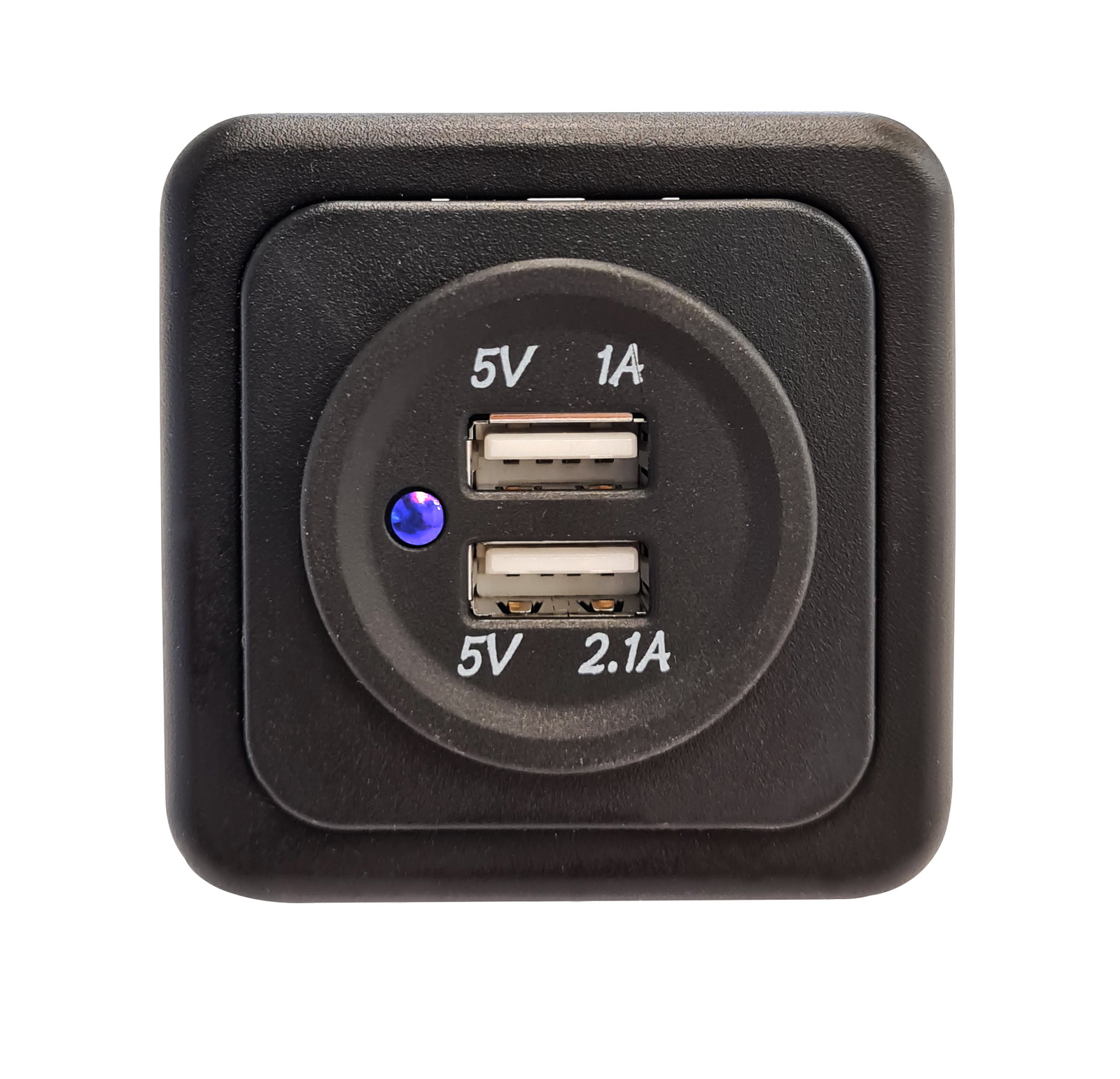 USB Uttag 2x Fawo med ram CBE – produktbild