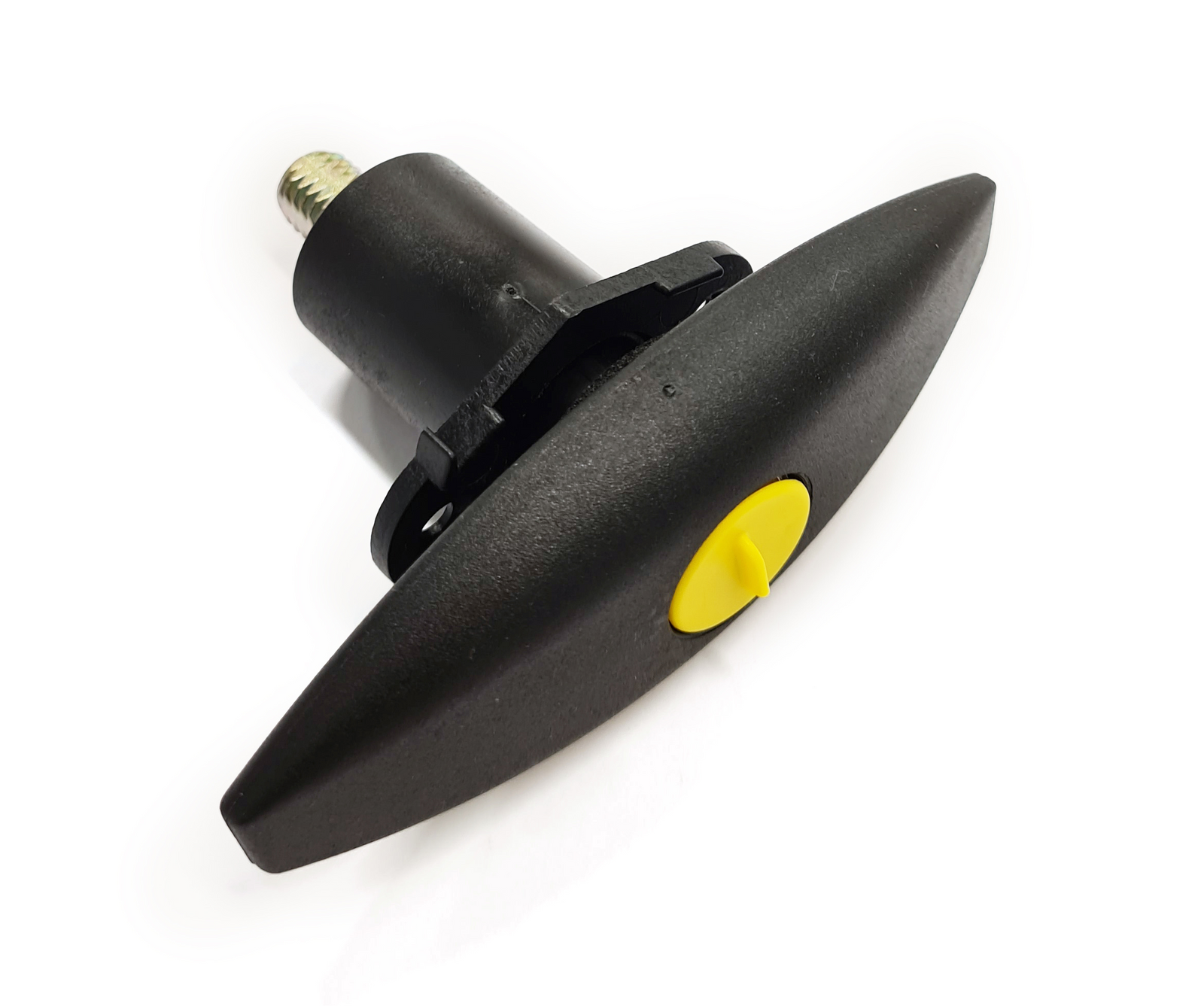 Garagenschloss Oval schwarz breit "Klick"