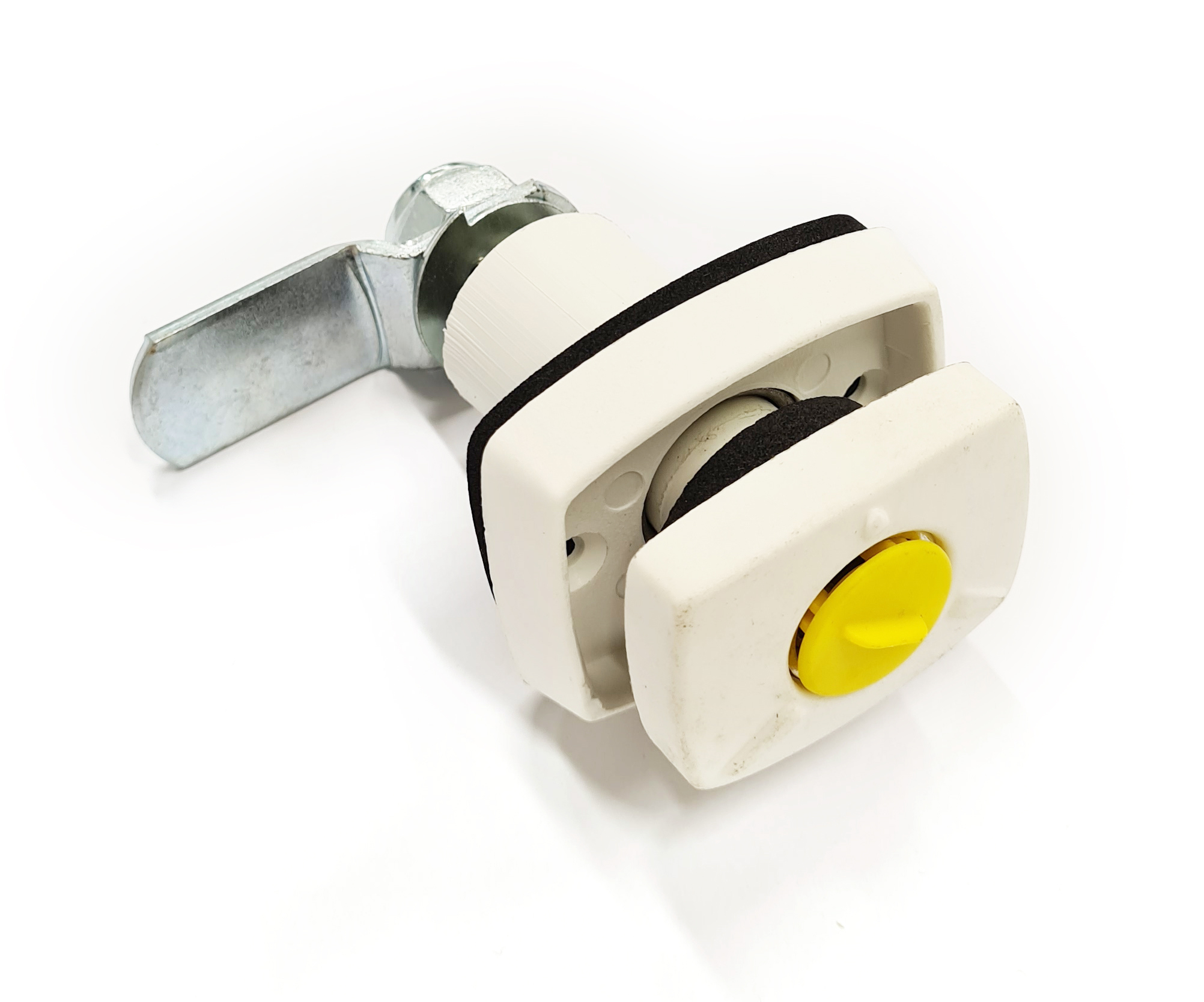 Garagenschloss Rechteckig weiß „klick“