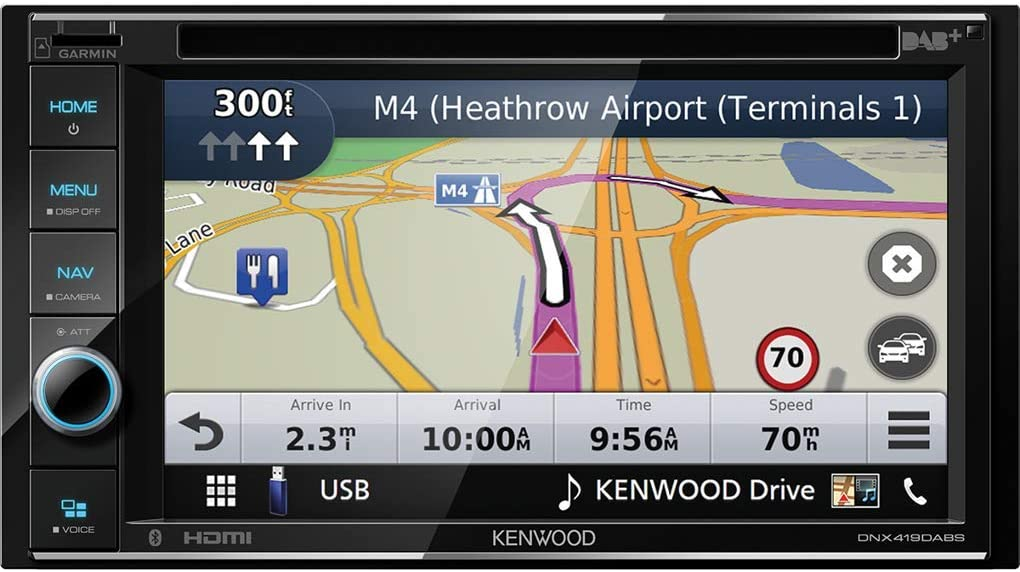 Kenwood GPS DNX419 DABS – produktbild