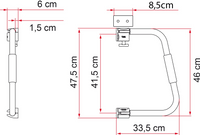 Fiamma Säkerhetsbygel 46cm – produktbild 3