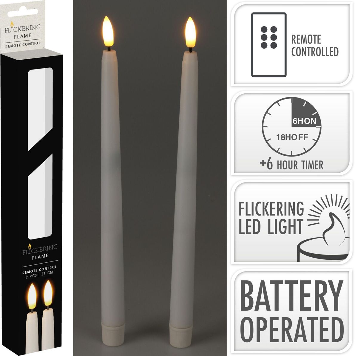 Kronljus Led 38cm 2-pack