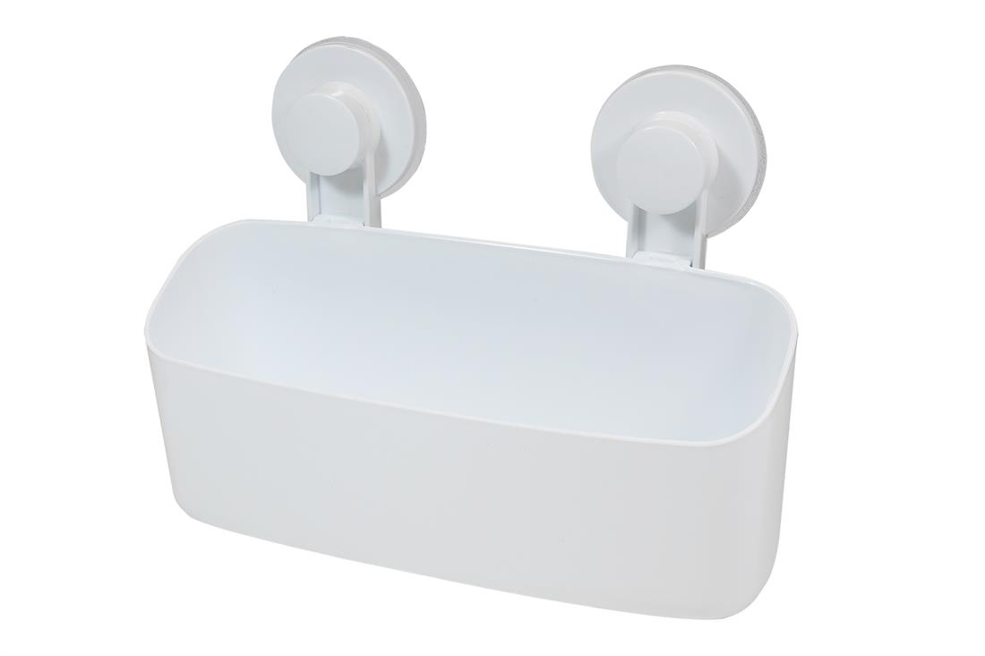 Förvaringskorg för badrum vit