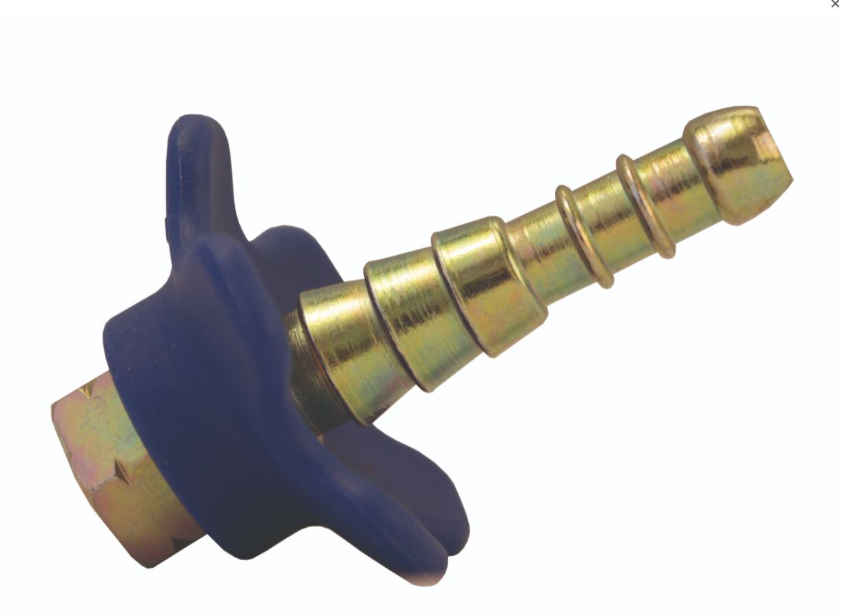 Cadac slangkoppling med vred 8-12mm – produktbild
