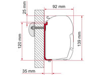 Adapterskena Markis F45, F80 Fiamma – produktbild 2
