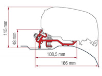 Adapterskena Markis F45, F80 Fiamma – produktbild 8