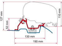 Adapterskena Markis F45, F80 Fiamma – produktbild 18