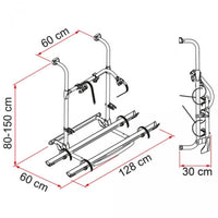 Cykellställ Fiamma Carry Bike Pro - svart – produktbild 2