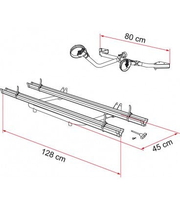 Cykellställ Garage Standard Fiamma – produktbild 4