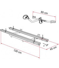 Cykellställ Garage Standard Fiamma – produktbild 4
