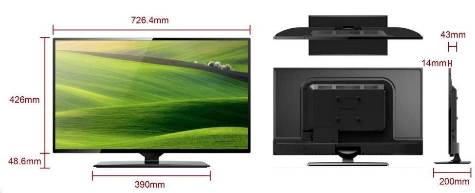 Smart Tv LTC LED 32" – produktbild 2