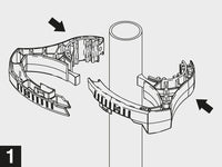Ranger Handtag stödhjul Ø 48 mm AL-KO – produktbild 2