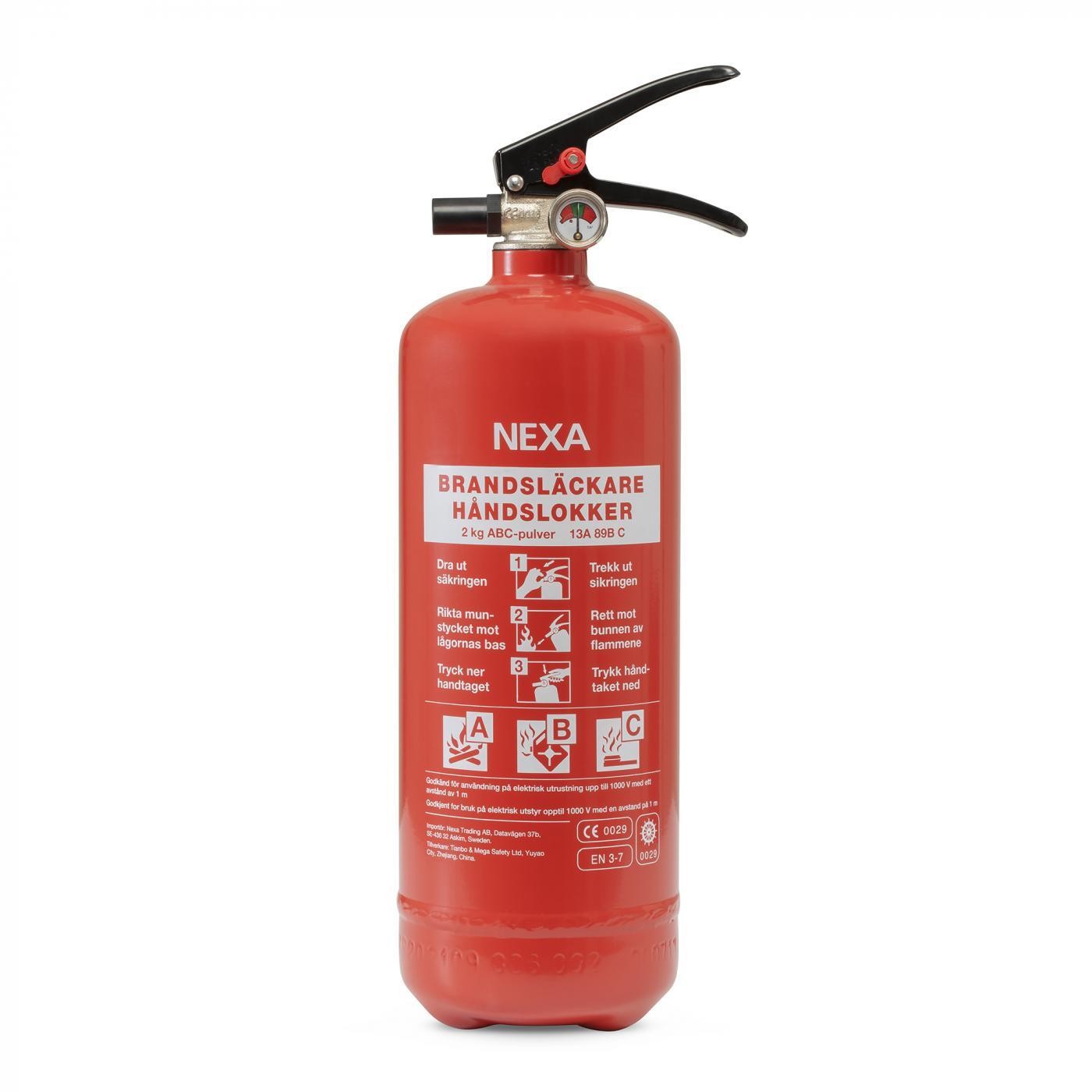 Feuerlöscher 2 kg