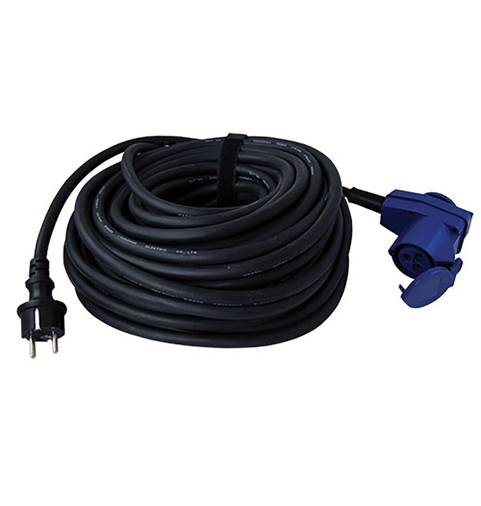 Anslutningskabel 25m Schuko Vinklad