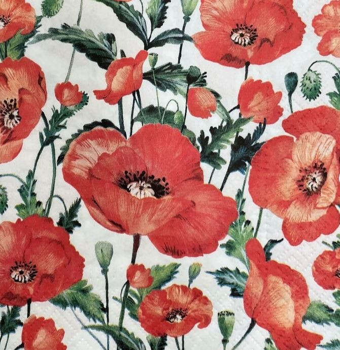 Servetter Blommotiv Husvagn Svensson – produktbild