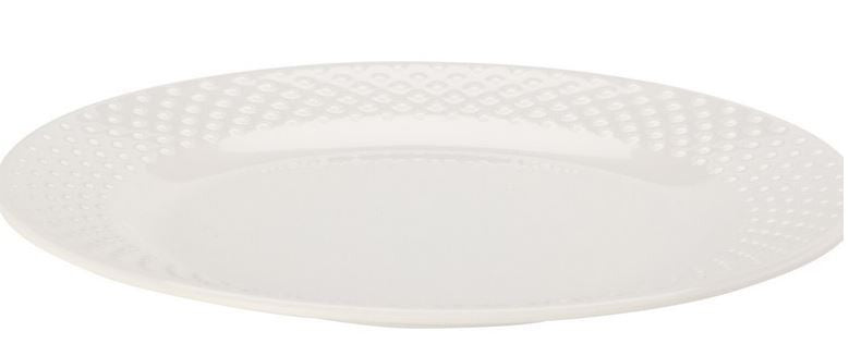 Melamintallrik Vit 28cm Husvagn Svensson – produktbild