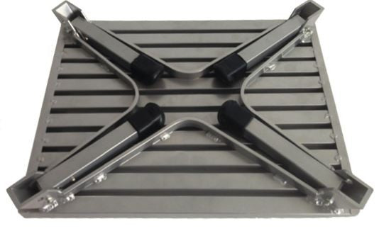 Enstegstrappa Alum.48x30x23cm Carbest – produktbild 4