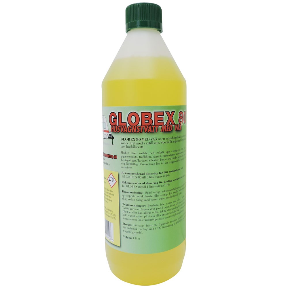 Globex 80 med vax Husvagnstvätt Globex80 – produktbild