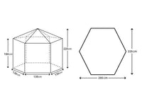 Pop up tält FMT 6-kantig mini – produktbild 2
