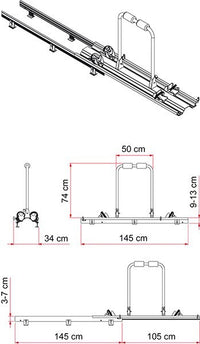Cykelställ Garage Slide Fiamma – produktbild 2