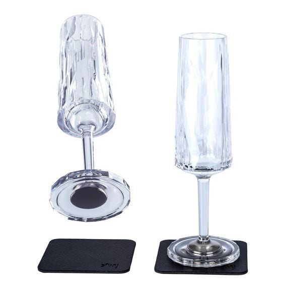 Magnetiska Champangeglas Silwy plast 100ml – produktbild