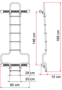 Stege Fiamma Deluxe DJ Svart – produktbild 2