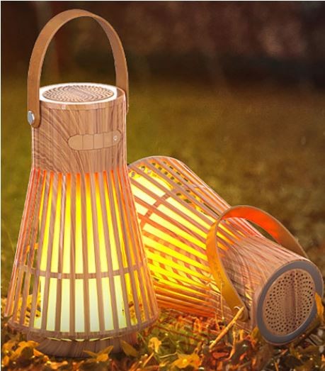 LED Flammande lampa Mitra Träribb Holiday Fritid – produktbild