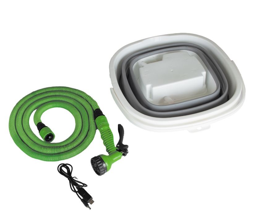Tvätthink med pump Gocamp – produktbild