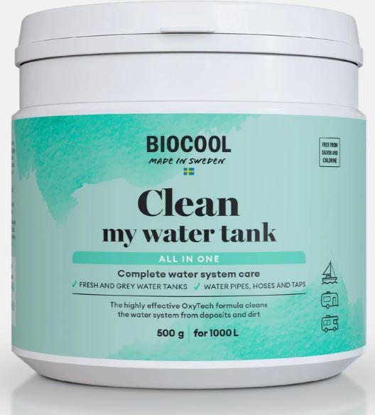 Biocool Clean my watertank pulver 180g – produktbild