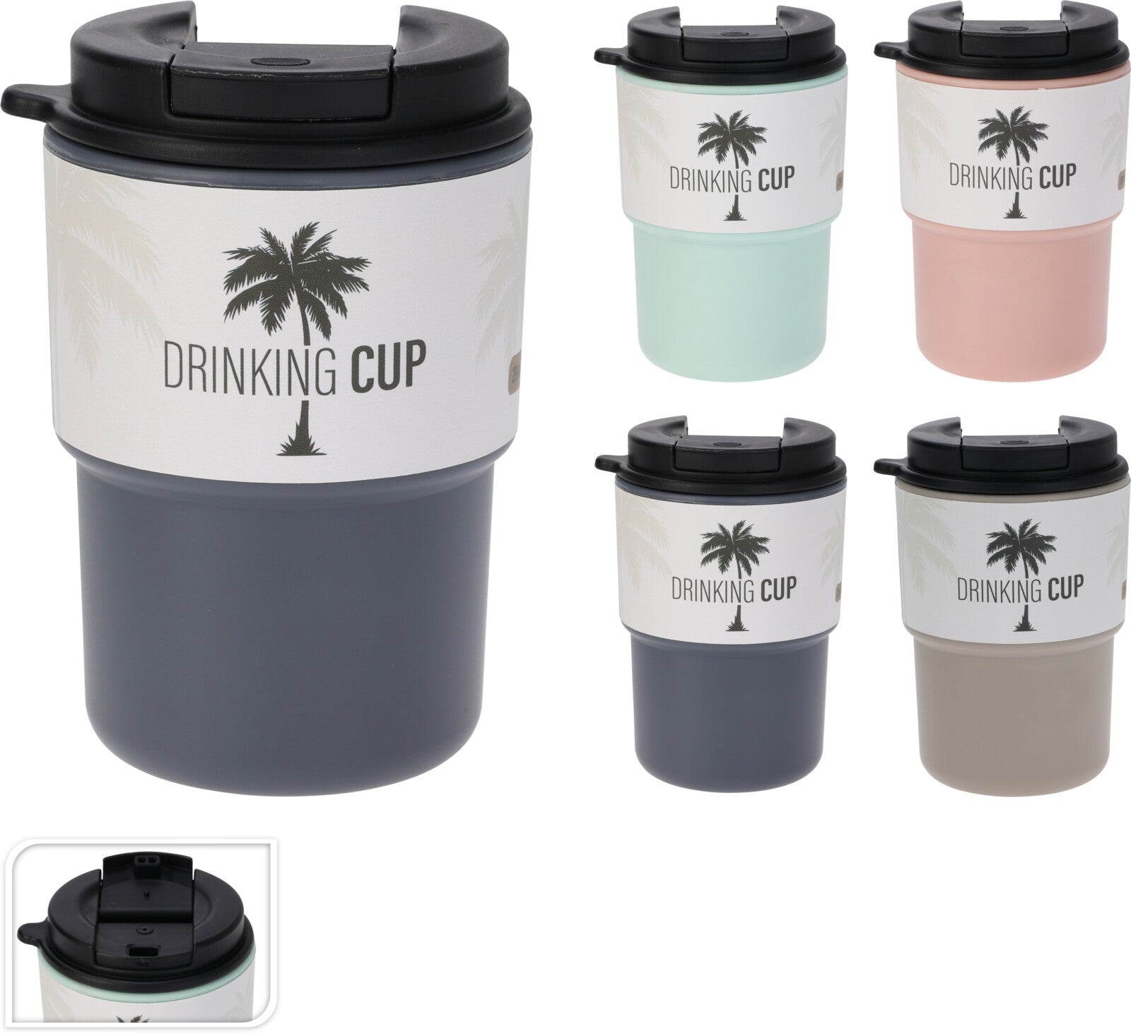 Take-Away mugg 290ml 4 Färger Husvagn Svensson – produktbild