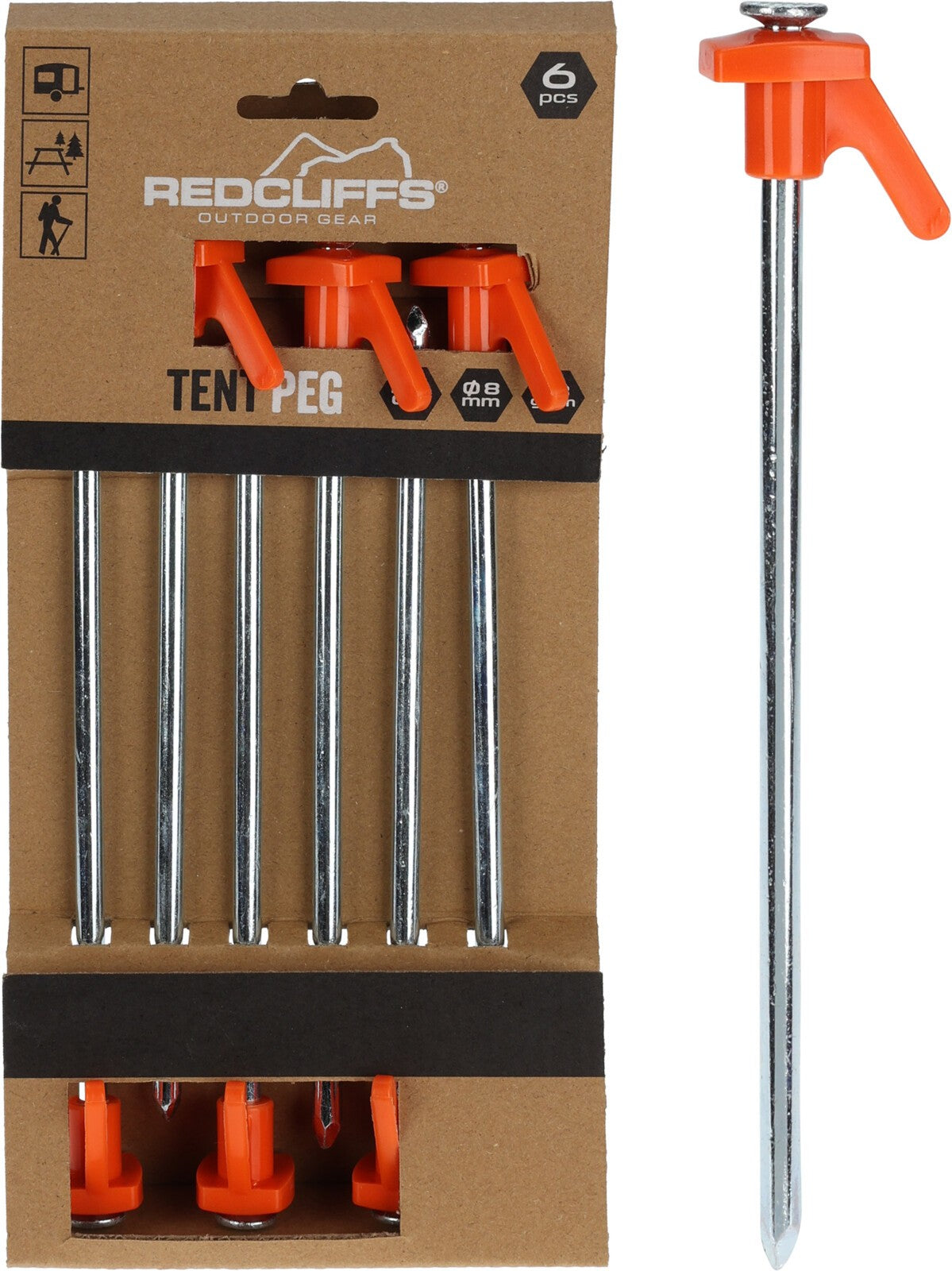 Tältpinne metall 6 pack Husvagn Svensson – produktbild