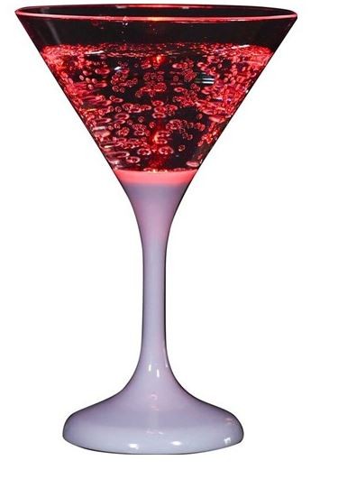 Cocktailglas 22cl Lysande röd Holiday Fritid – produktbild