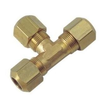T rör 8mm mässing Sundquist Metall – produktbild