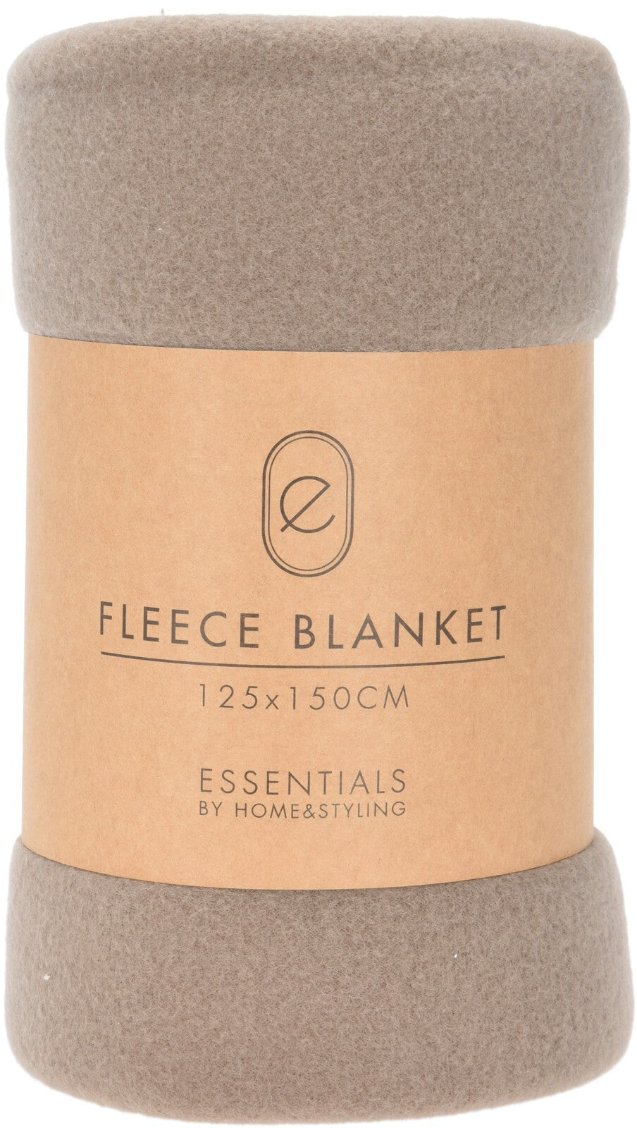 Fleecepläd Softique 125x150cm Taupe Husvagn Svensson – produktbild 2