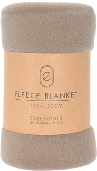 Fleecepläd Softique 125x150cm Taupe Husvagn Svensson – produktbild 2