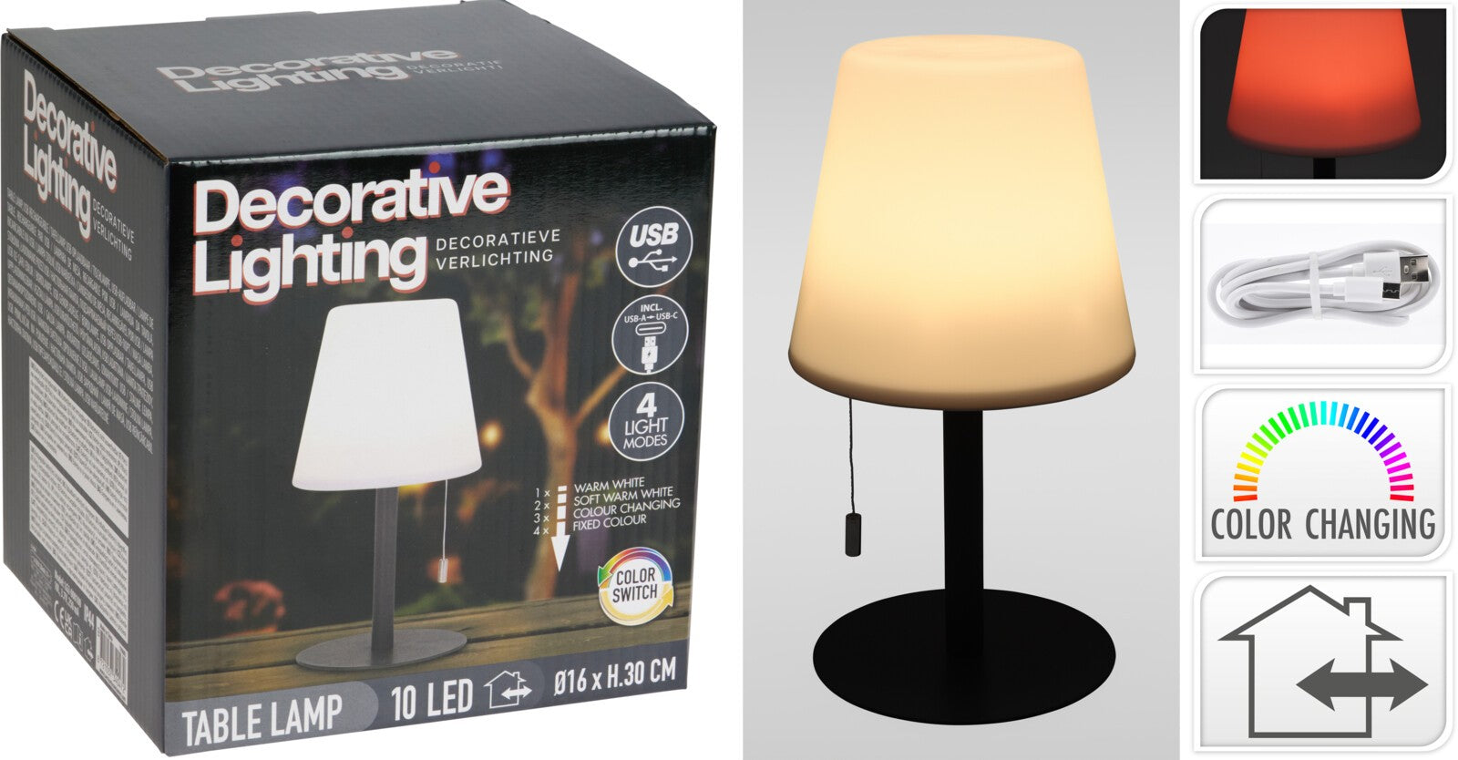 Bordslampa Färgskift Husvagn Svensson – produktbild 2